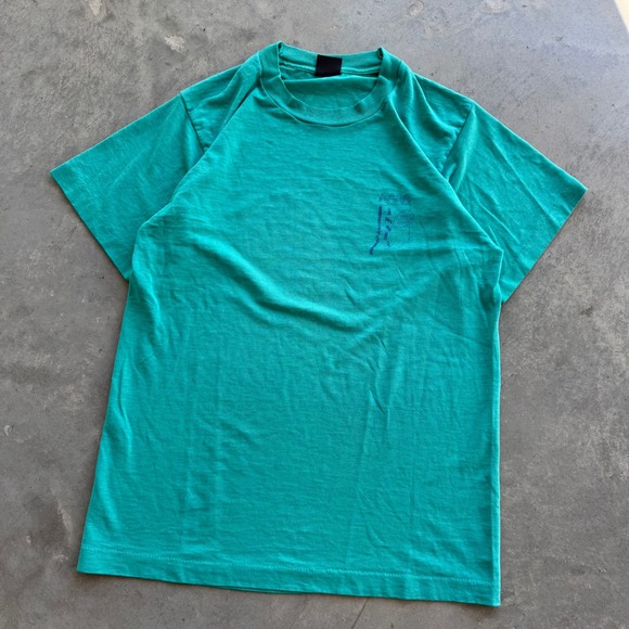 Greenbriar Other - Vintage 80s Greenbriar Athletic Club Classic T Shirt Teal Green 50/50 USA Mens M